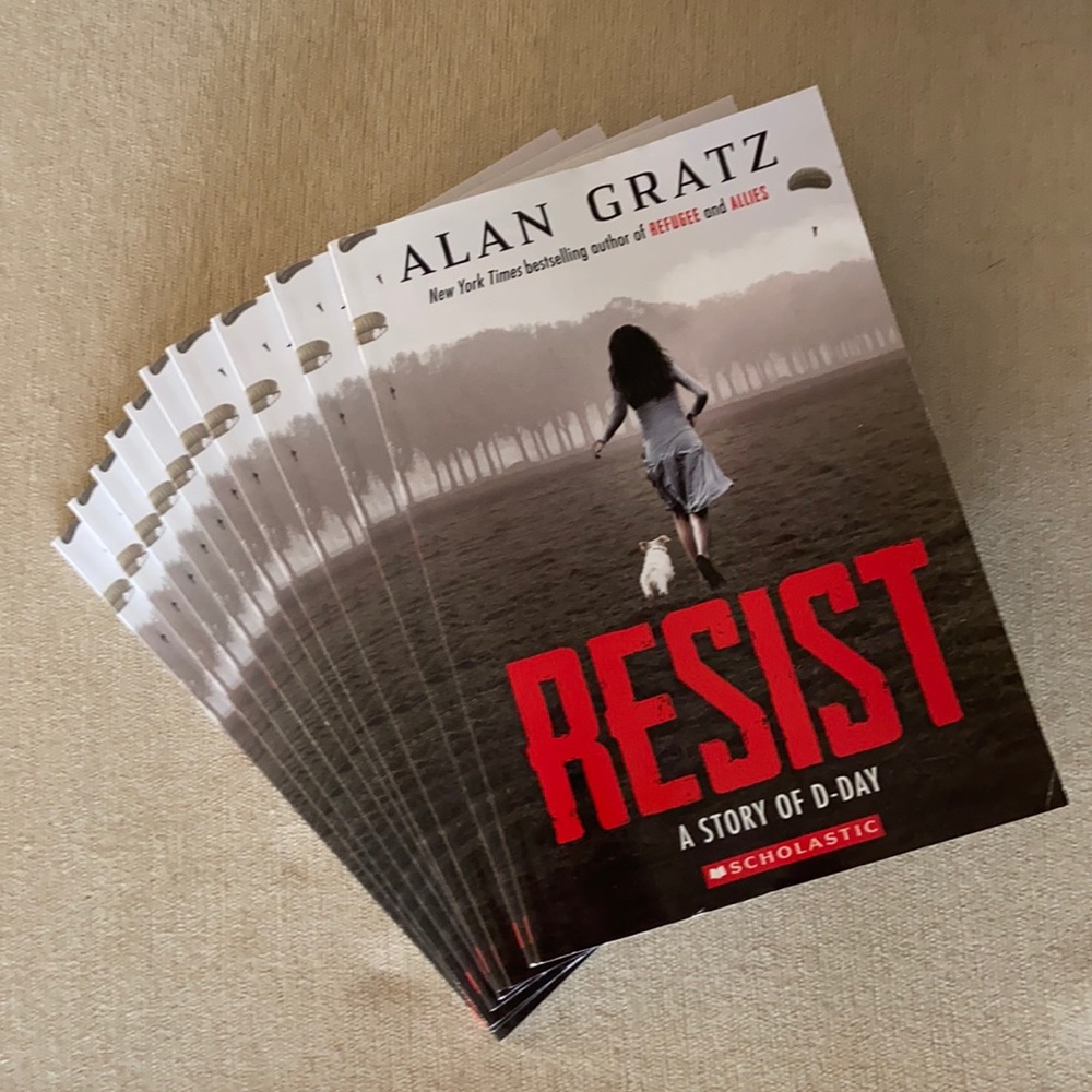 Brand new - Scholastic Book Club - Resist A Story of D-Day by Alan Gratz